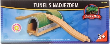 Maxim tunnel in legno con sovrappasso