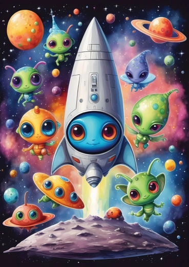 Yazz puzzle alieni 1000 pezzi