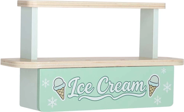 Espositore a due livelli come un vero bancone