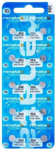 Batteria a bottone Renata 364 1,55 V (10 pz)