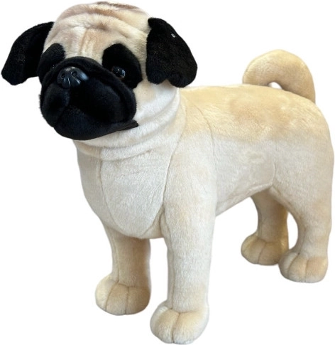Carlino di peluche 45 cm