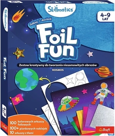 Trefl Skillmatics FoilFun Spazio – set creativo con lamine