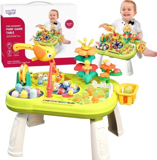 Tavolino Montessori educativo interattivo WOOPIE Baby 8 in 1