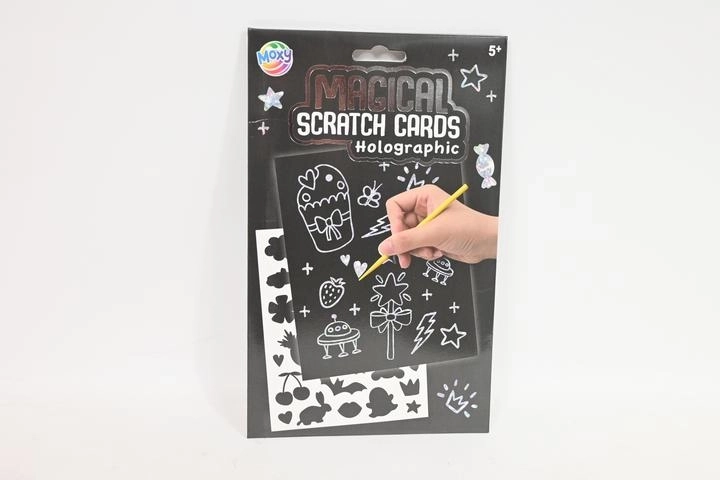 Immagini graffiabili magiche con effetto olografico