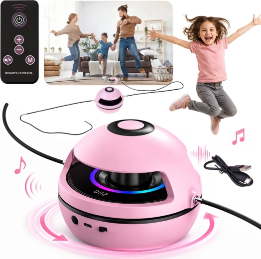 Corda per saltare elettrica interattiva con musica, Bluetooth, telecomando e contatore - 1 pezzo
