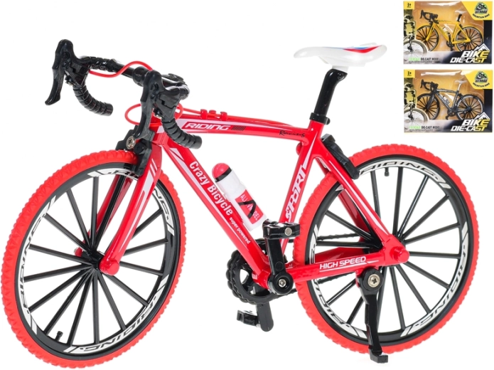 Modello in metallo di bici da corsa 20 cm