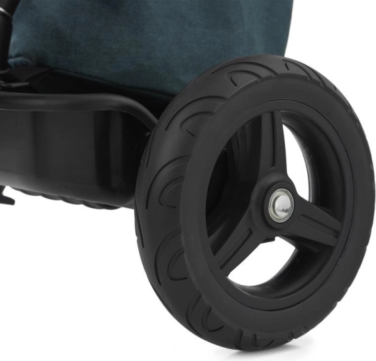 Telaio leggero in lega di magnesio e ruote senza manutenzione