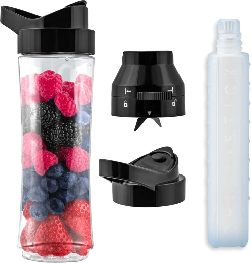 Bottiglia per frullatore personale 600 ml con inserto refrigerante BERDSEN