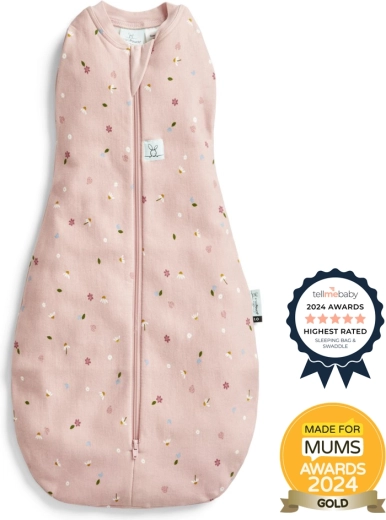 Fascia e sacco nanna 2in1 Ergopouch Cocoon Daisies 0,2 tog (3–6 mesi, 6–8 kg)