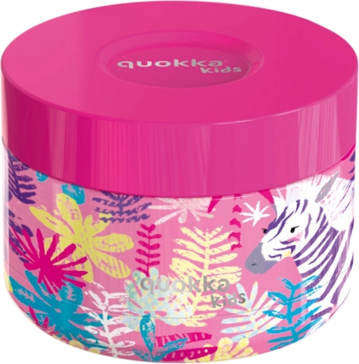 Contenitore termico in acciaio inox per alimenti Quokka Whim zebre 360 ml