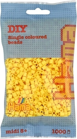 Perline da stirare Hama Midi gialle 1000 pz