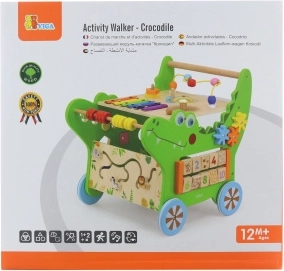 Girello attivo in legno coccodrillo 12-in-1 VIGA