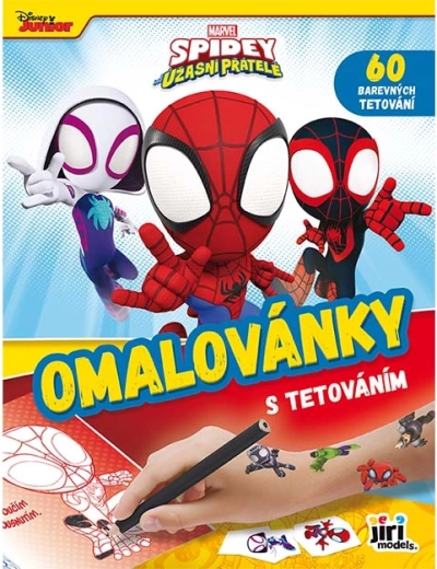 Album da colorare con tatuaggi Spidey