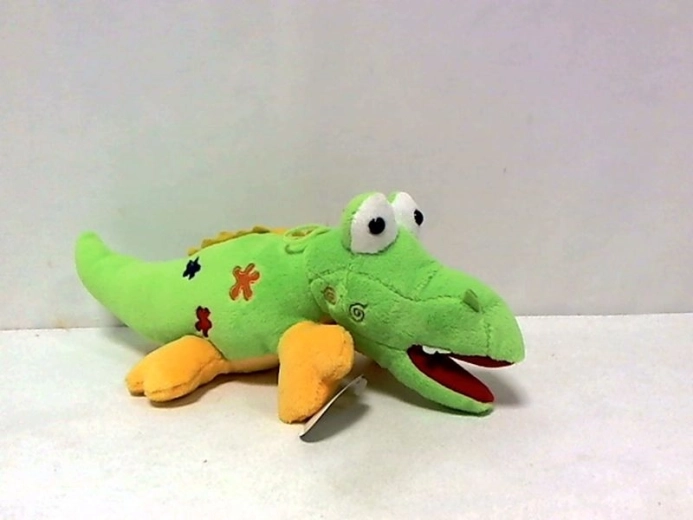 Coccodrillo di peluche con sonaglio per i più piccoli