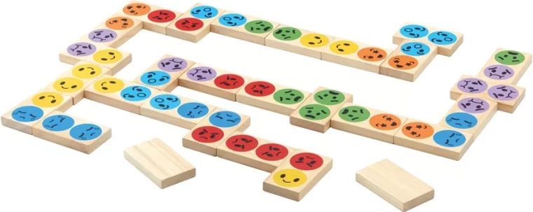 Le emozioni come un divertente domino
