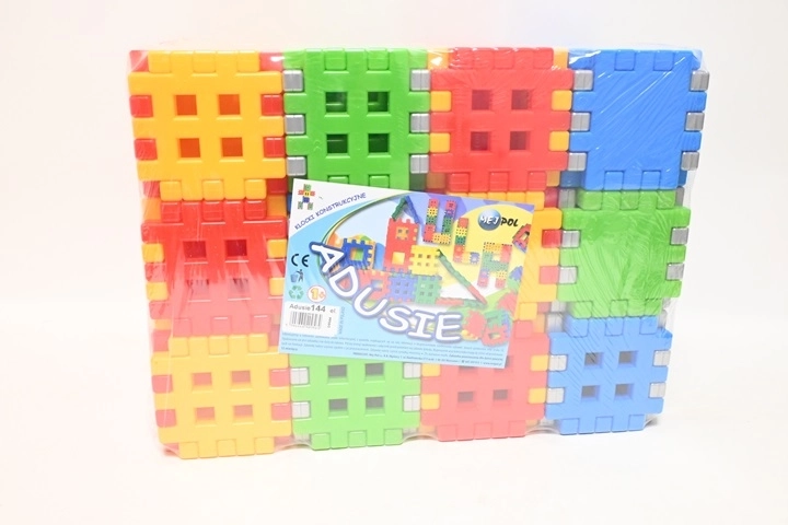 Blocchi da costruzione Adusie – grandi piastre di collegamento, 144 pz