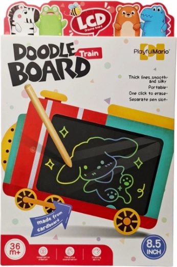 Tablet da disegno LCD a forma di treno
