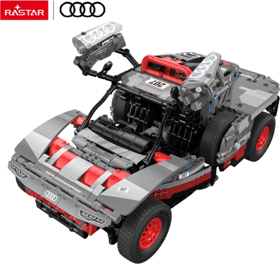 Kit di costruzione del modello Audi RS Q e-tron RASTAR grigio (1:8)