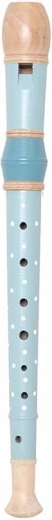 Flauto in legno Jabadabado blu