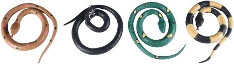 Serpente di gomma realistico 57 cm