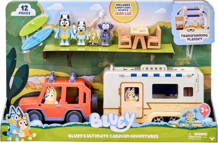 Set Bluey Cruiser con roulotte