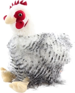 Gallina di peluche con uovo 25 cm