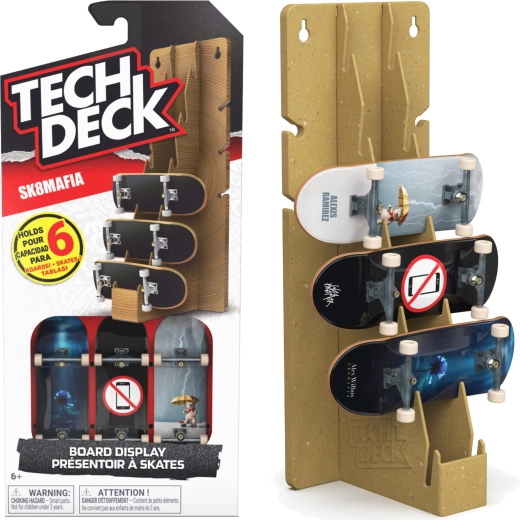 Tech Deck Sk8Mafia espositore per fingerboard con 3 tavole - 3 pezzi