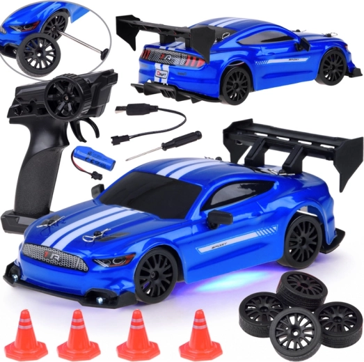 Auto sportiva 4x4 radiocomandata con funzione drift 1:24