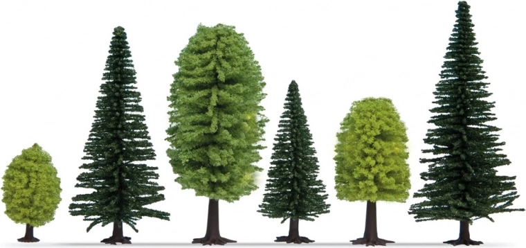 Noch Foresta Mista set di alberi 25 pz