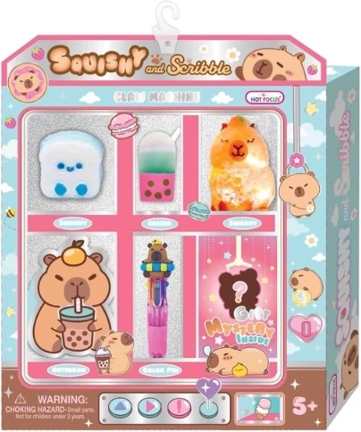 Hot Focus accessori con capibara squishy