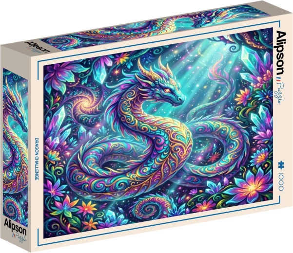 Puzzle quadrato Alipson Sfida del Drago 1000 pezzi