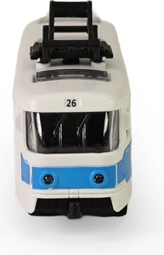 Design realistico di un tram urbano