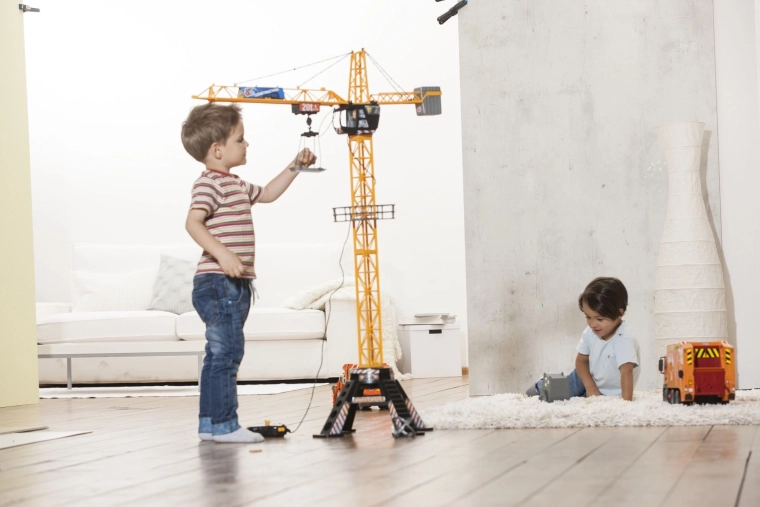 Gioco realistico in cantiere