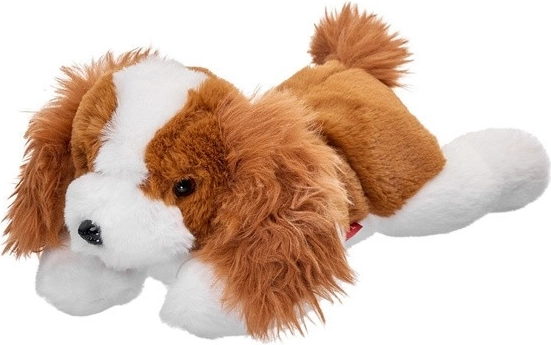 Peluche di Cavalier King Charles sdraiato 35 cm