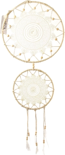 Acchiappasogni beige 100 cm