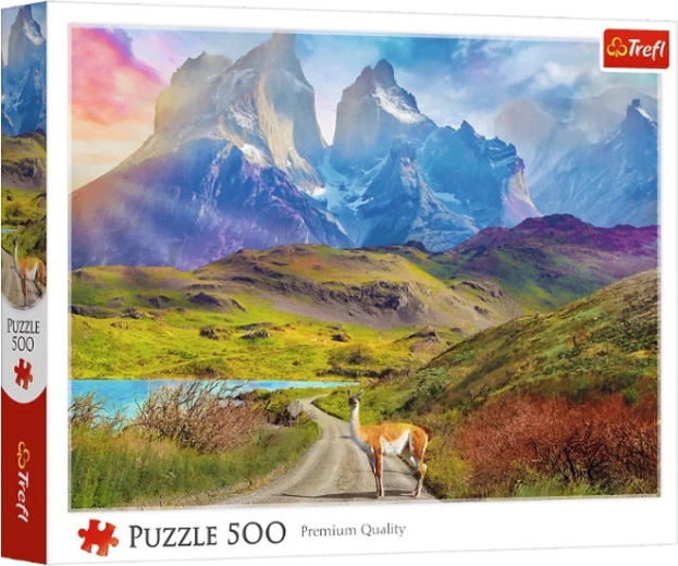 Puzzle 500 pezzi Lama in Patagonia