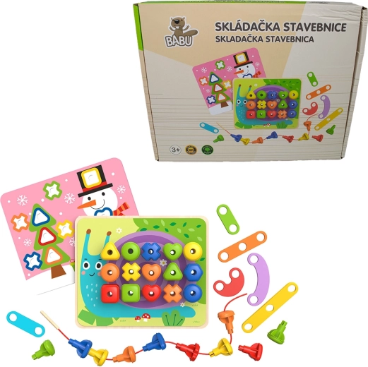 Babu costruzioni logiche in legno Arcobaleno