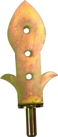 Maniglia decorata per cerniera di cancello Zn giallo Contadino/Contadina