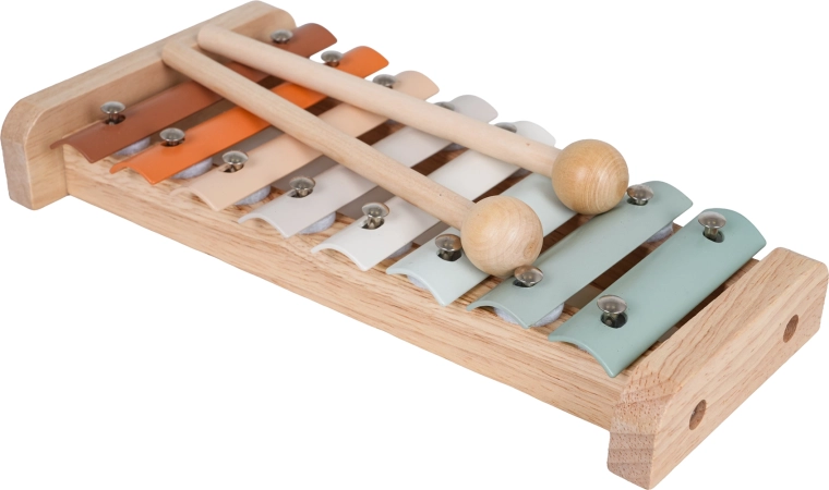 Xilofono in legno con due bacchette