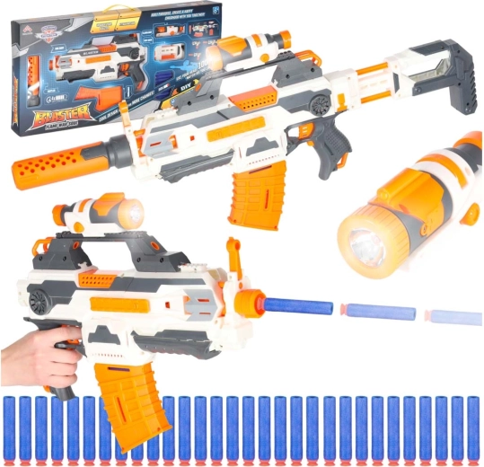 Blaster modulare in schiuma 4 in 1 con 30 freccette
