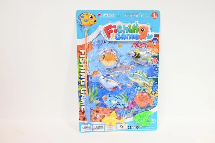 Gioco di pesca per bambini con canna e pesciolini