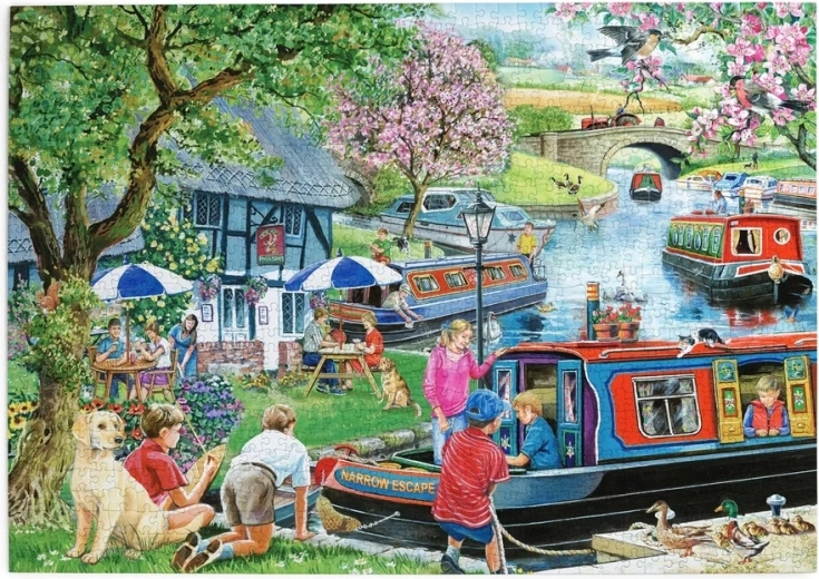 Puzzle House of Puzzles Barche abitative 1000 pezzi