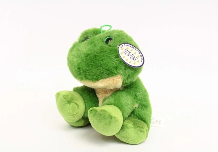 Rana di peluche con funzione vocale 20 cm