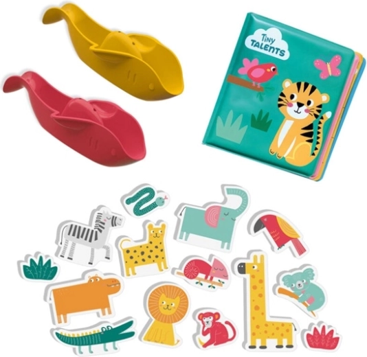 Libro magico e animaletti in schiuma per giochi d’acqua