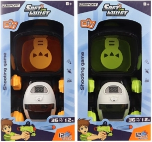 Pistola con bersaglio a forma di dinosauro e contatore