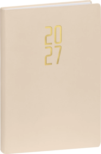 Agenda giornaliera Notique Ponza 2027 crema 15 × 21 cm