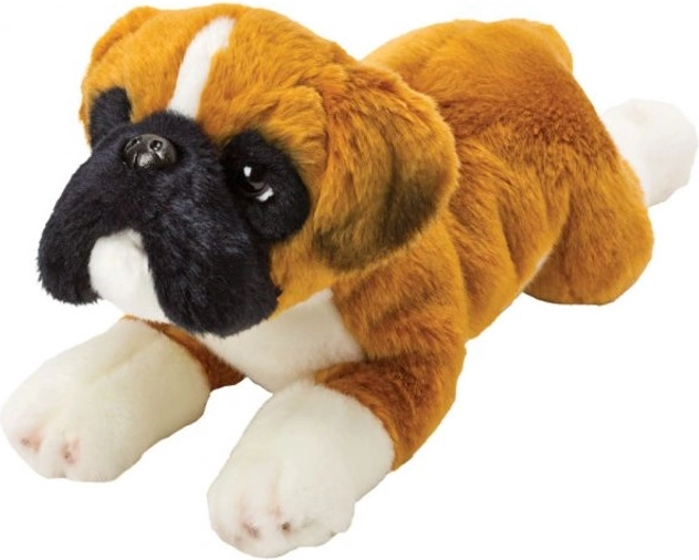 Cane boxer di peluche 35 cm
