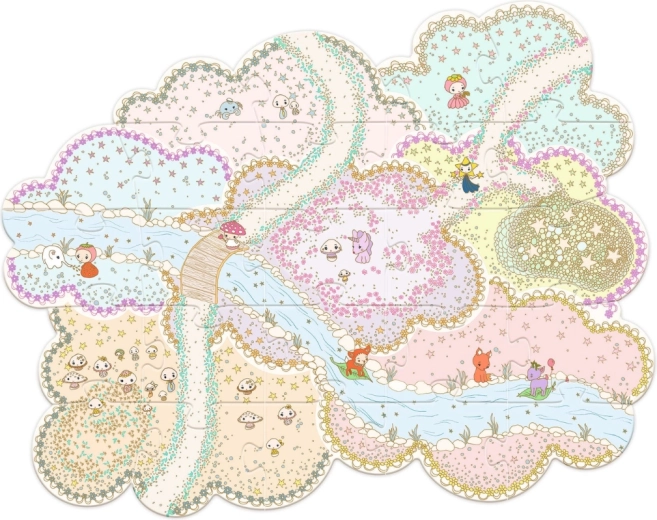 Scena puzzle magica ricca di dettagli