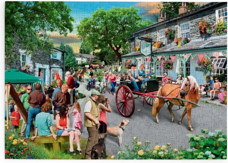 House of Puzzles Parata di pony – puzzle con 500 pezzi grandi