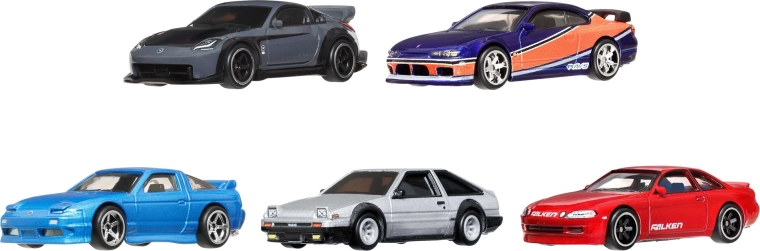 Cinque auto leggendarie del cinema in un’unica confezione